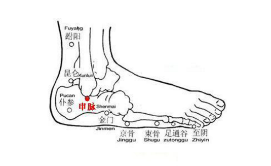 申脈穴名解