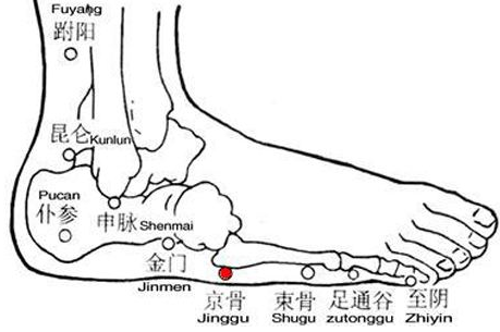 京骨穴的功效與作用