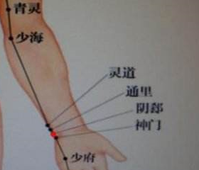 陰郄穴位位置