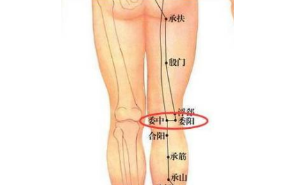 委陽穴的按摩方法