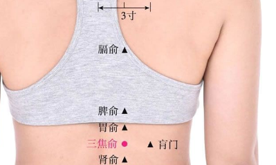 三焦俞穴的按摩方法